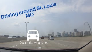 Scenic Routes through to St. Louis MO, I-64, I-44
