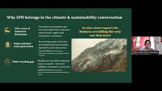 Webinar Series 62nd Vasudhaiva Kutumbakam Extended Producer Responsibility Webinar Series 62nd Vasudhaiva Kutumbakam Extended Producer Responsibility