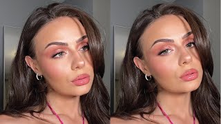 PINK VALENTINE'S DAY MAKEUP TUTORIAL | Romantic and Glowy screenshot 5