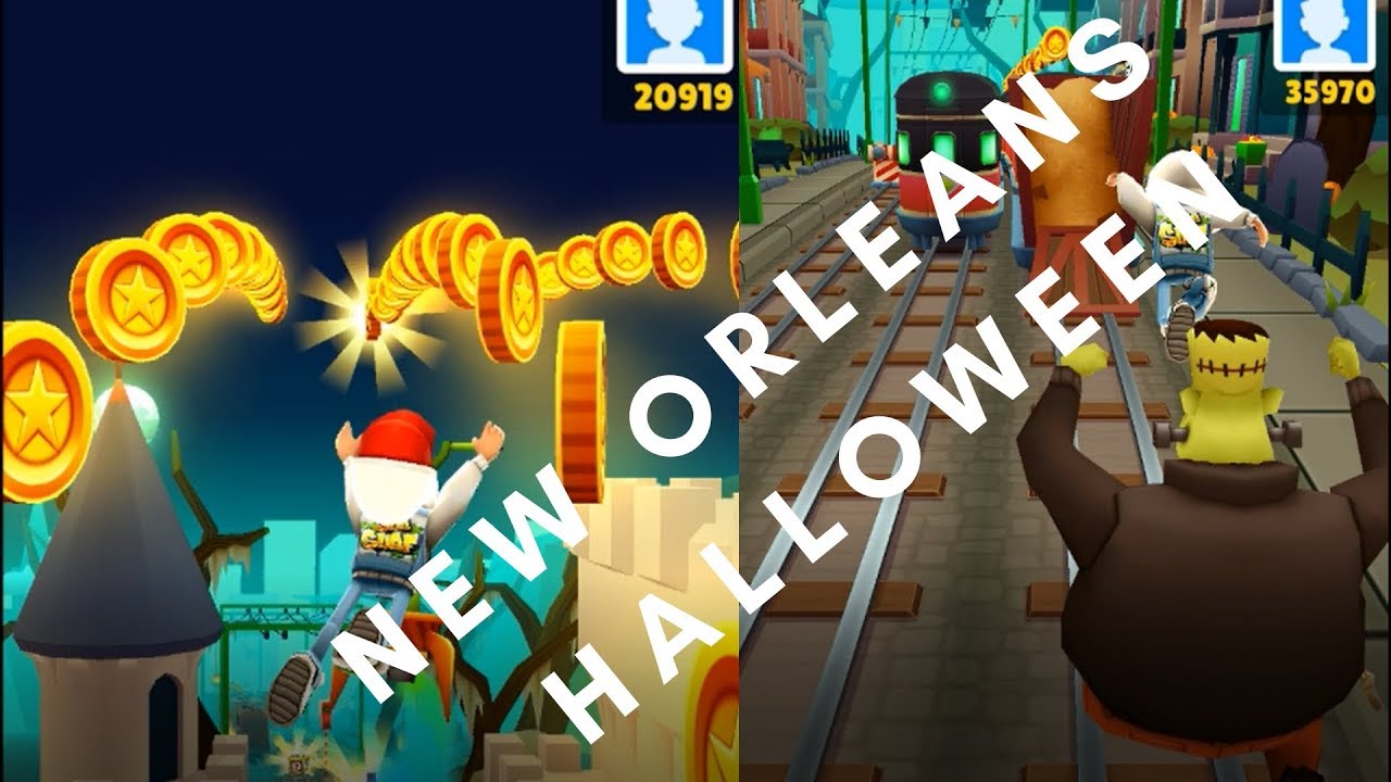 SUBWAY SURFERS UPDATE NEW ORLEANS HALLOWEEN EDITION