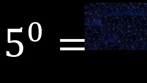 5 exponent 0 , number raised to the power, number above the number