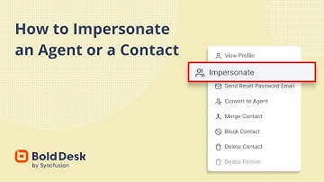 How to Impersonate an Agent or a Contact