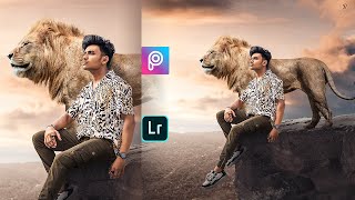 Lion King | Photo editing in PicsArt Mobile and Lightroom Mobile by Jigar Vandarvala screenshot 4