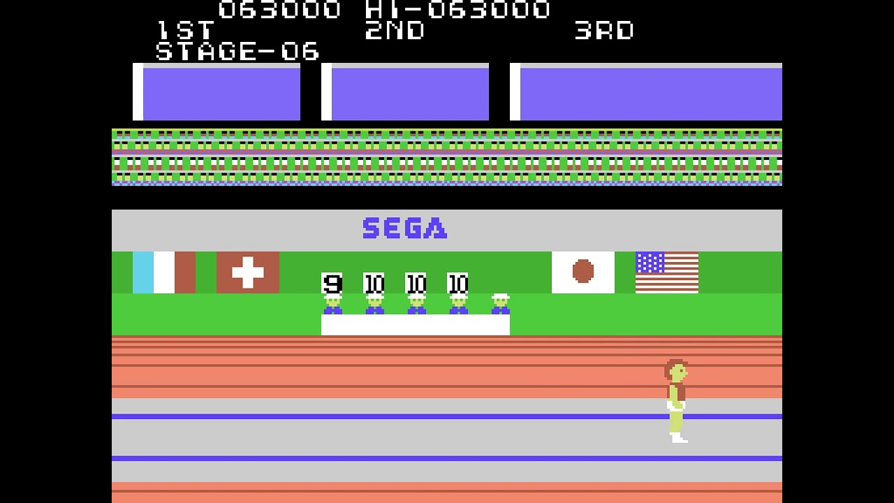 SG-1000 コナミのハイパースポーツ - YouTube