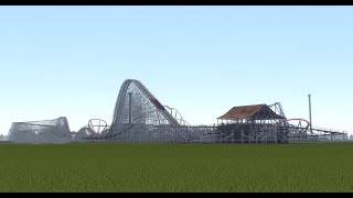 American Eagle Red Side WIP - Six Flags Great America Recreation - NoLimits 2