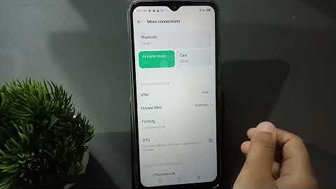 how to set and off airplane mode infinix smart 6