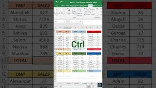 Excel Tips and tricks 😀🥳#excel #shorts #popular #viral