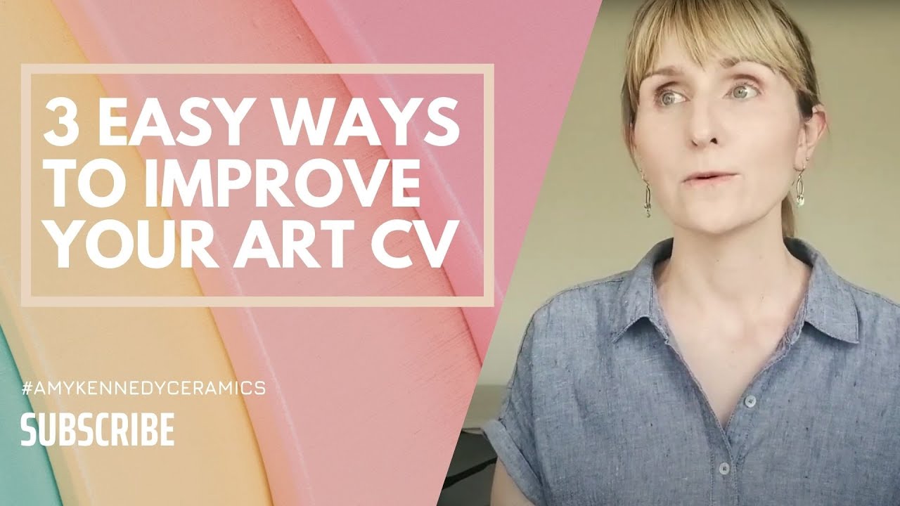 Three easy ways to improve your art CV / resume.