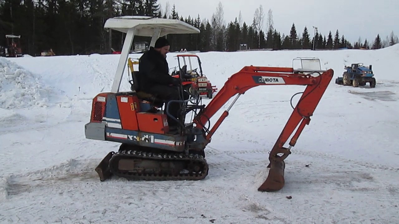 KUBOTA KH- 41 - YouTube