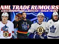 Nhl trade rumours  leafs goalie trade necas to canucks or bruins jets hire arniel  ufa rumours