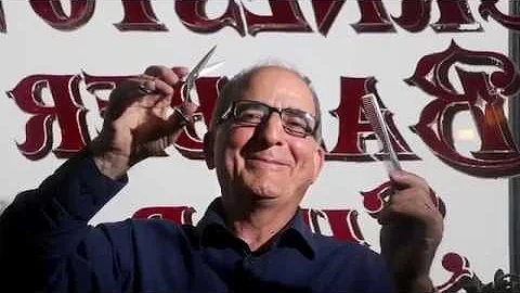 Ernesto Falbo puts away the clippers