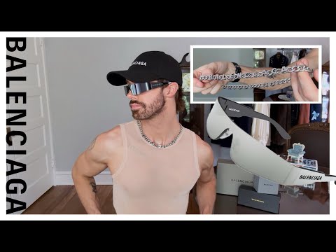 BALENCIAGA Necklace & Sunglasses Unboxing | PerfectKICKZ - YouTube