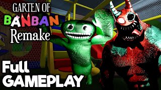 GARTEN OF BANBAN REMAKE - Full Gameplay and Ending Scene | (Fangame)