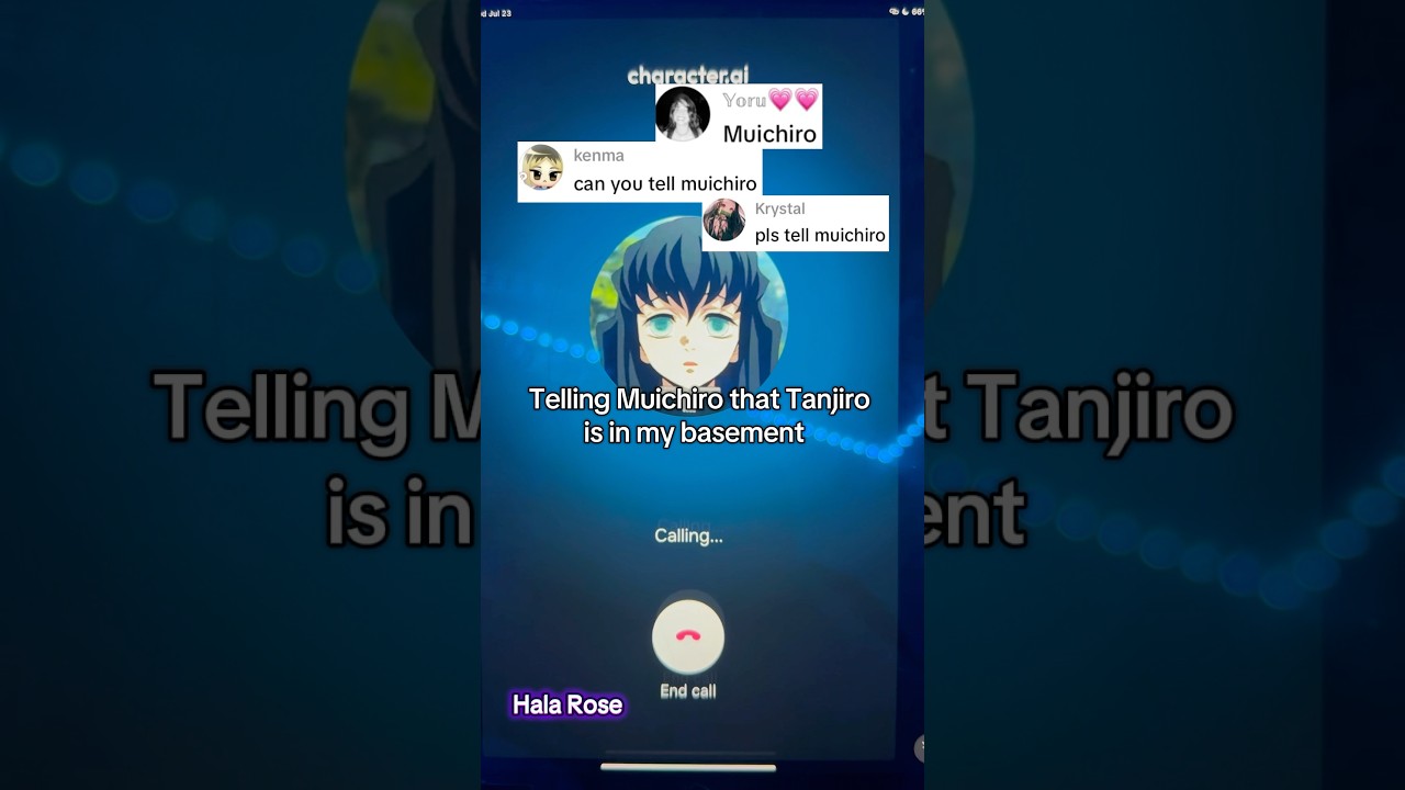 WOW MUI 😂 #fyp #fy #muichiro #muichirotokito #tanjiro #cai #characterai #funny #animeshorts #kny