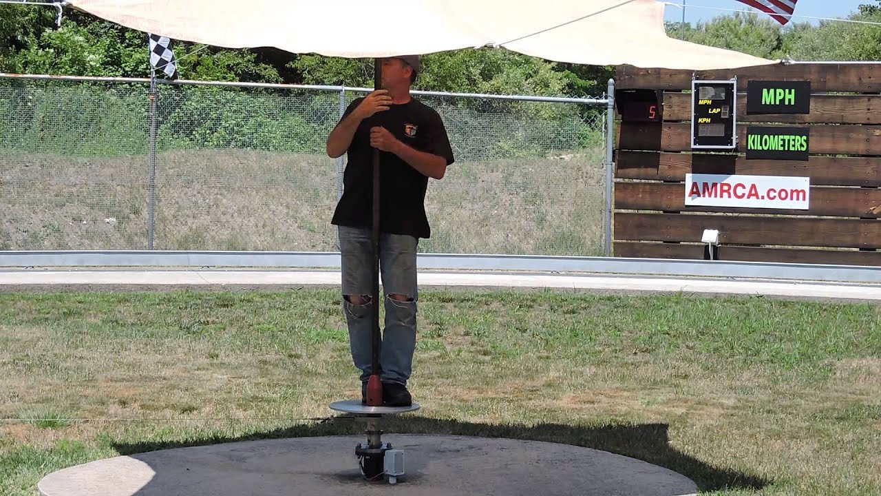 Vector Electric Tether Car Tops 212 MPH YouTube