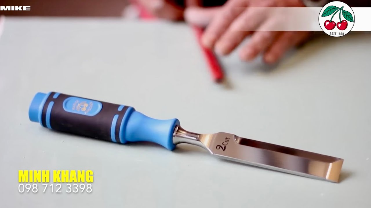 Đục dẹt đa năng lưỡi cắt đôi Kirschen 1009026, made in Germany