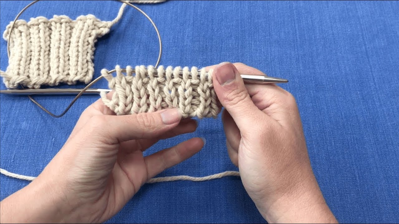 Alternating cable cast on en español (montaje para elástico)