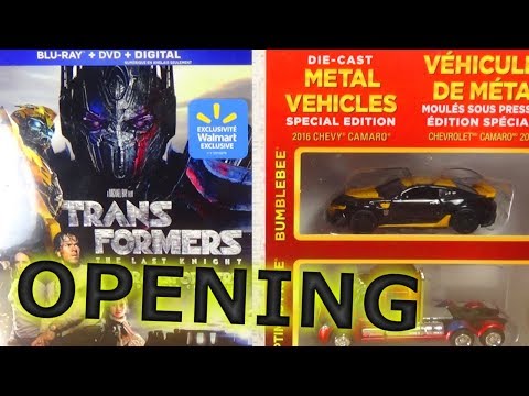 OPENING: Transformers The Last Knight - Walmart Exclusive DVD, Blu-Ray, Digital BOX SET