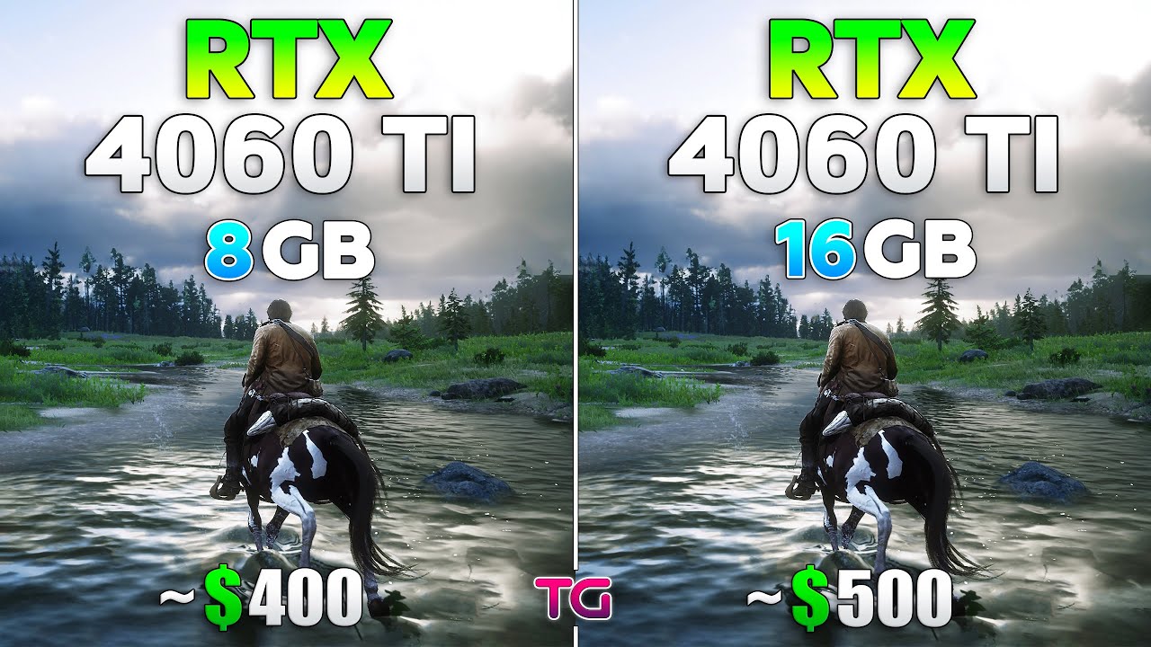 RTX 4060 Ti 8GB vs RTX 4060 Ti 16GB - Test in 10 Games 