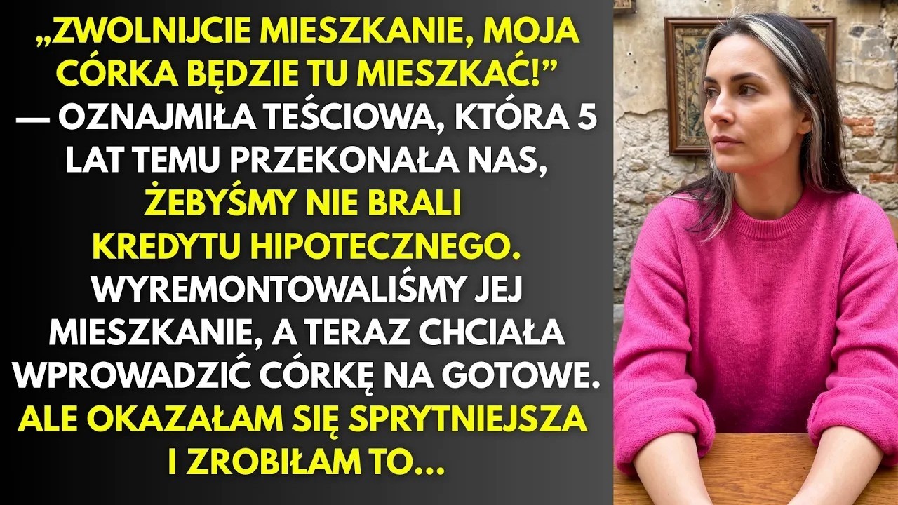 Zadzwonił telefon o 6 rano. To była moja teściowa z informacją, że mamy się wyprowadzić w ciągu miesiąca, bo jej córka potrzebuje mieszkania bardziej niż my. Przez pięć lat remontowaliśmy to...