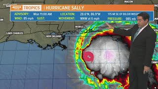 Hurricane Sally forms: track, models and latest forecast Monday at 11 am