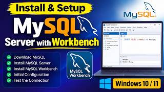 | Installing MySQL on Windows 10/11: Database Server, Workbench, and Shell Guide | Satyanarayana M |