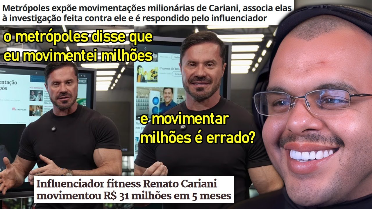 CARIANI É ACUSADO DE MOVIMENTAR DINHEIRO E RESPONDE ACUSAÇÃO