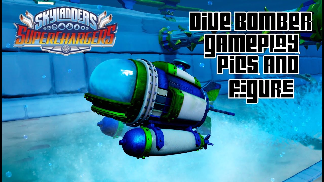 Skylanders Superchargers Dive Bomber (Gameplay, Pics, and Figure