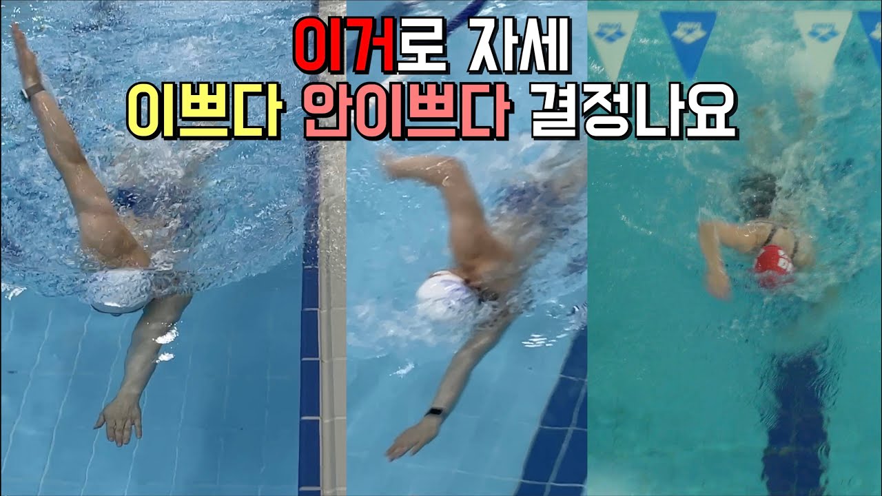 이쁜 팔꺾기라는것은...자유형에서