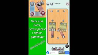 Nuts and Bolts level 47 🎮🌀🎮 Screw puzzle | walkthrough, Android,Ios offline gameplay| @MahfuzFIFA