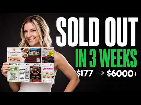 She Sold Out A Community Card AND 9x12 Postcard In 3 Weeks (No Experience)