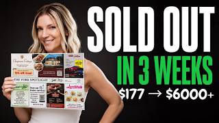 She Sold Out A Community Card AND 9x12 Postcard In 3 Weeks (No Experience)