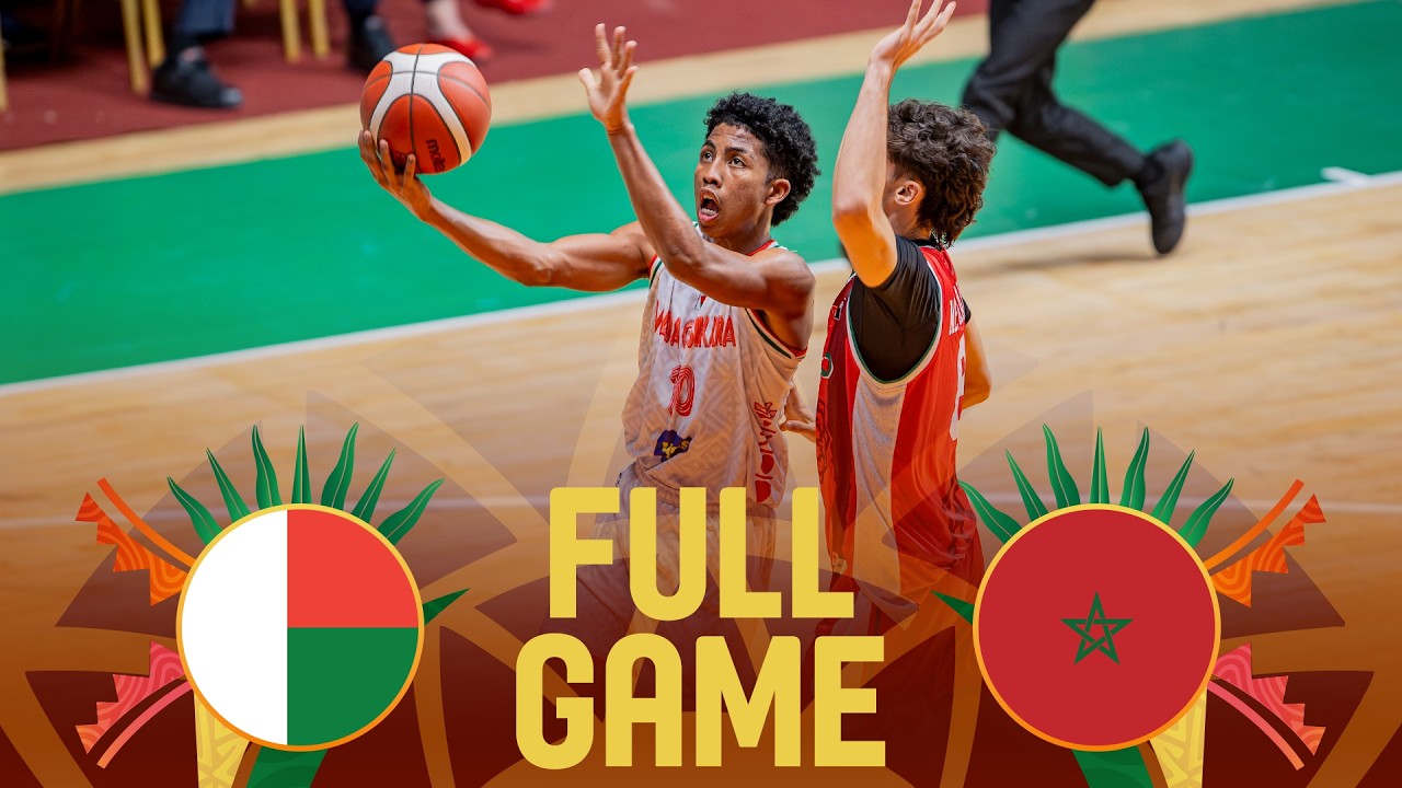 Group Phase | Madagascar v Morocco | Full Basketball Game | FIBA U18 AfroBasket 2026