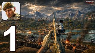Warline: Sniper Strike - Gameplay Walkthrough Part 1 - Sniper Action Game (iOS, Android) screenshot 1