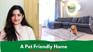 Home Tour || 2Bhk   friendly Flat at Bangalore by  @InteriorMaata