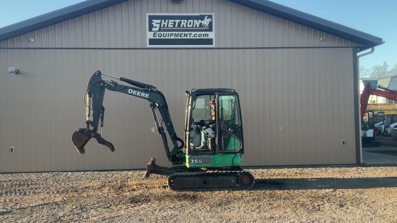 JOHN DEERE 35G MINI EXCAVATOR  For Sale