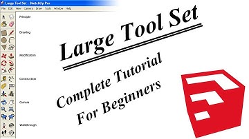 LARGE TOOL SET IN SKETCHUP COMPLETE TUTORIAL FOR BEGINNERS