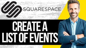 How to Create a List of Events in Squarespace | Tutorial 2025