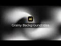 Gradient Monochrome Abstract Background with Grainy Texture | Adobe Illustrator Tutorials