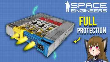 These Blocks Completely Protect Ship Thrusters, Space Engineers