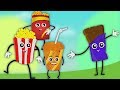 Продовольственная Finger семьи | потешки | семья палец рифмы | Preschool Songs | Food Finger Family