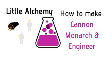 Little Alchemy-How To Make Cannon, Monarch & Engineer Cheats & Hints