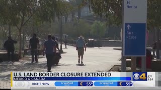 US land border closure extended