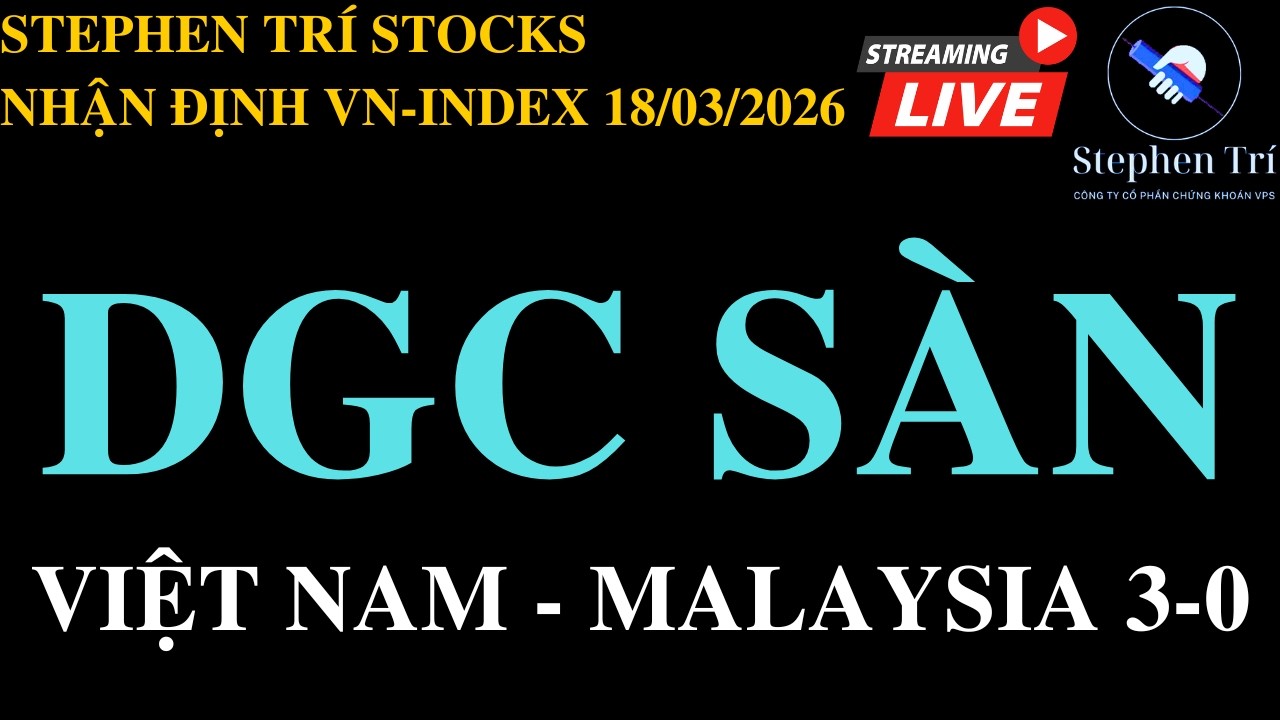 🔴VN-INDEX 18/03/2026: Cổ phiếu hóa chất Đức Giảng giảm sàn - Thị trường tiếp tục phục hồi