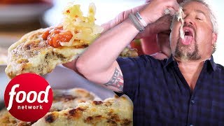 Guy Fieri Tries Salvadoran Chicharrón Pupusas And Chickpea Fries | Diners, Drive-Ins \& Dives