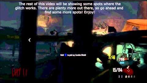 Black Ops 2 Zombies : Riot Shield Barrier Glitch On Tranzit