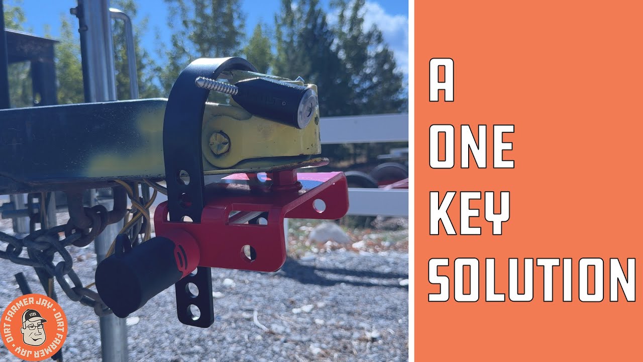 Use Your Vehicle Key with this Trailer Lock System!
