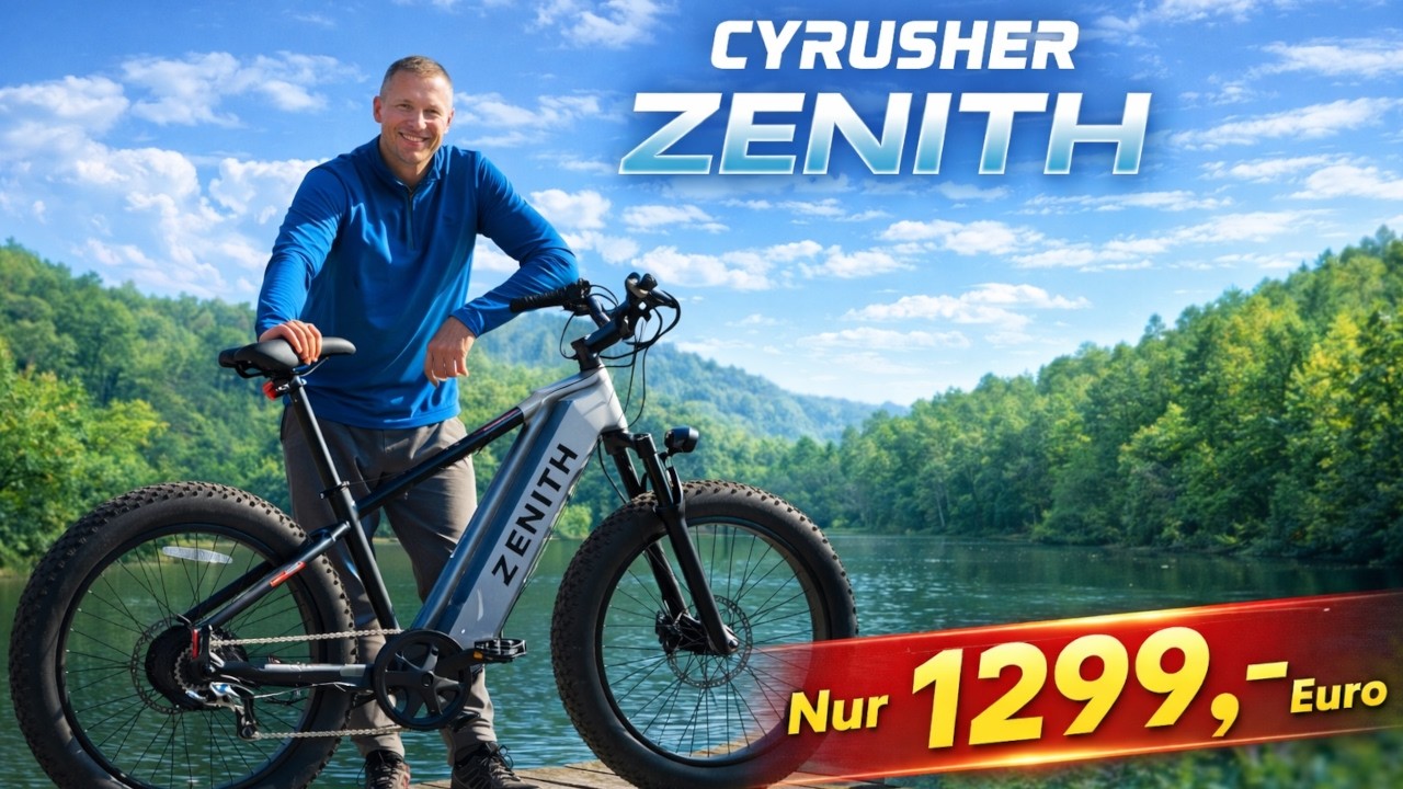 Cyrusher Zenith E-Fat-Bike Test – Nur 1299€! Lohnt sich das?