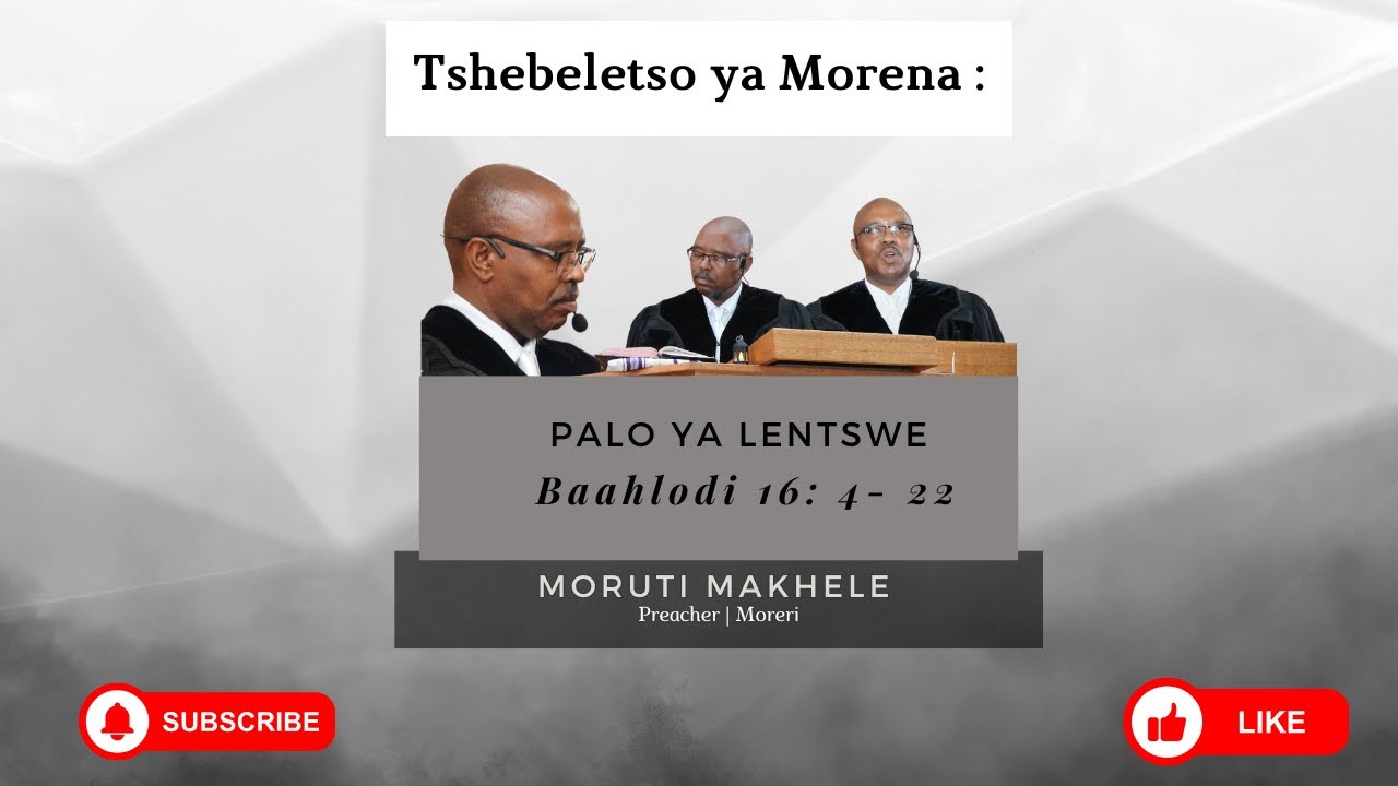 Baahlodi 16: 4- 22  // Reverend Makhele//  But the hair on his head began to grow again