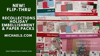 BRAND NEW! Recollections Christmas Paper & Embellishment Pack at Michael's Stores